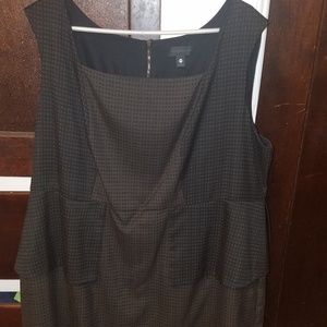 Plus Size Peplum Dress 24W